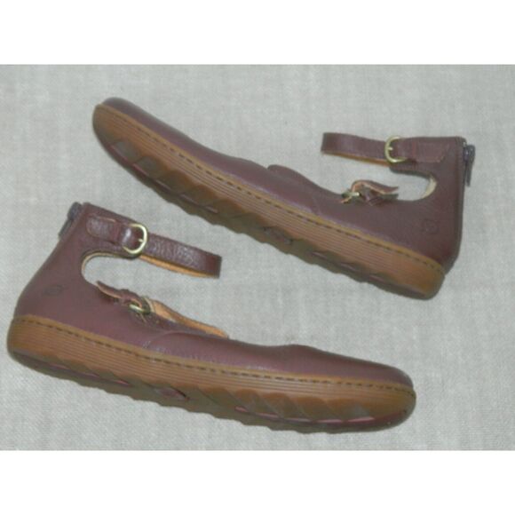 Born Dark Brown Leather Women's Flats - Picture 5 of 11